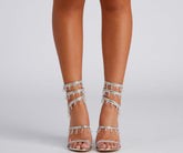 Ready To Glow Crystal Stiletto Heels